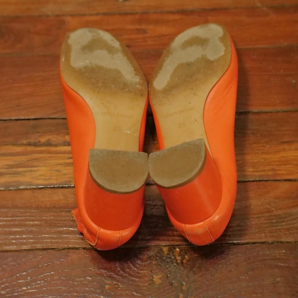 Everlane The Day Heel Black Leather Block Heel 6.5 - Picture 5 of 5